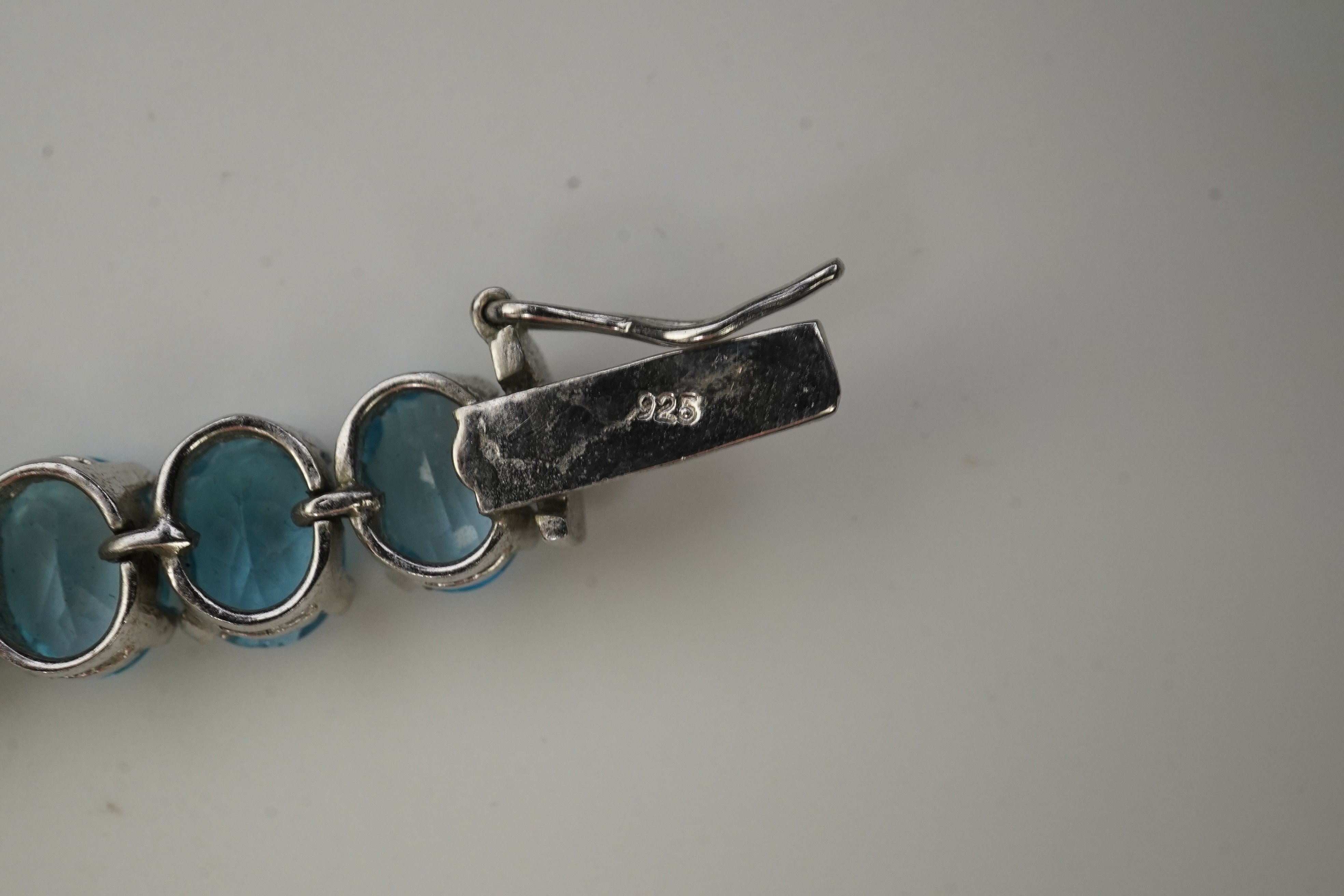 A blue topaz bracelet